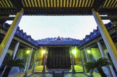 三等獎-黃氏大宗祠之夜組圖-夏升權